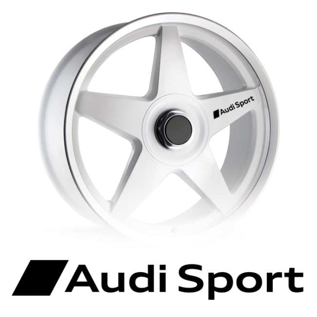 AUDI SPORT Naklejka z kategorii NA FELGI