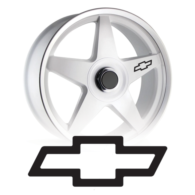 CHEVROLET 1 Naklejka z kategorii NA FELGI