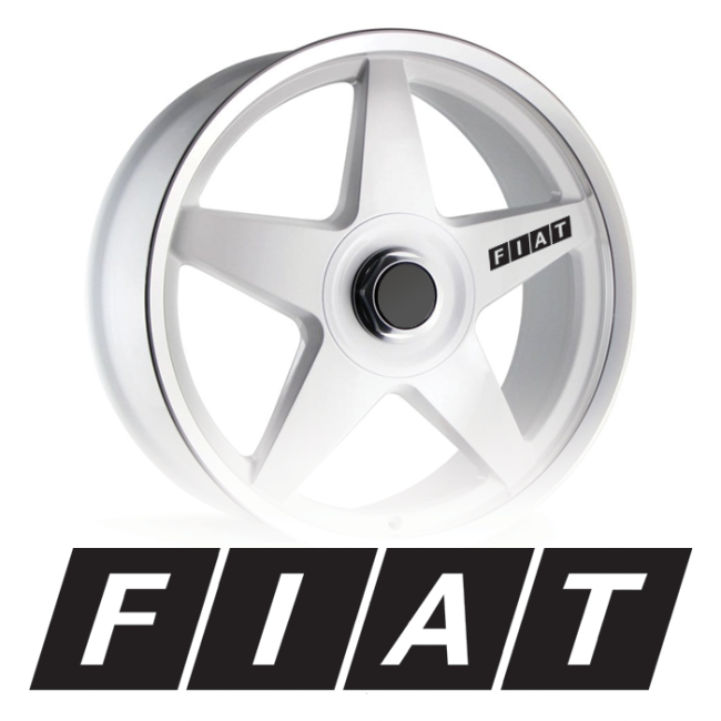 FIAT 2 Naklejka z kategorii NA FELGI