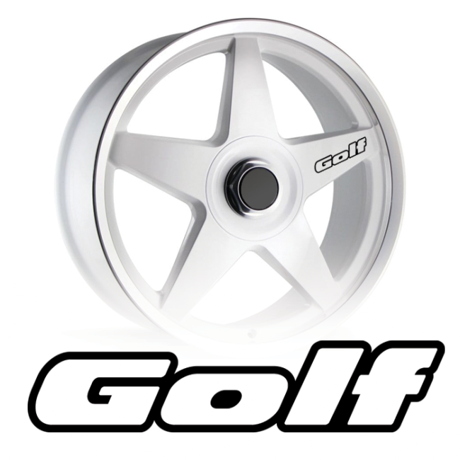 GOLF Naklejka z kategorii NA FELGI