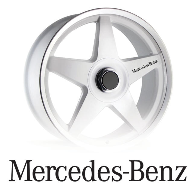 MERCEDES Naklejka z kategorii NA FELGI