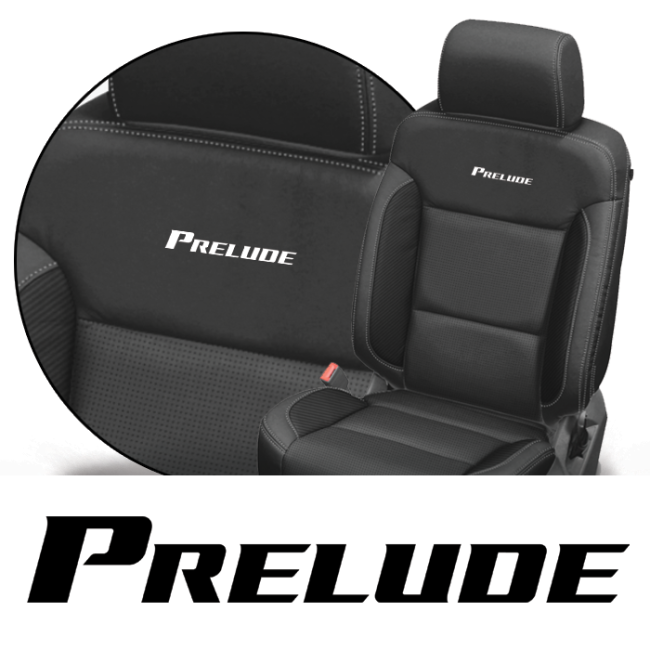 PRELUDE Naklejka z kategorii NA FOTELE