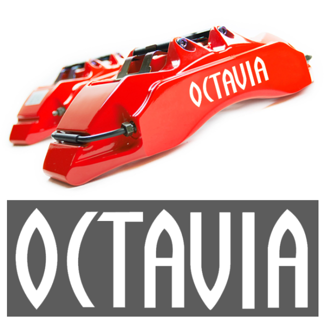 OCTAVIA Naklejka z kategorii NA ZACISKI