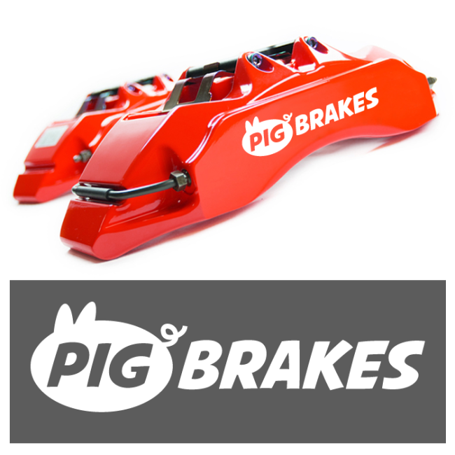 PIG BRAKES Naklejka z kategorii NA ZACISKI
