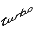 Naklejka TURBO